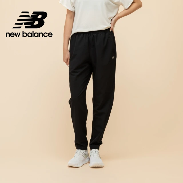 NEW BALANCE NB MIT抽繩速乾直筒長褲_6872440389_女性_黑色(亞版 版型正常)