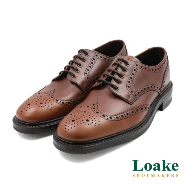 Loake 英國原廠經典低調簡約三孔綁帶德比鞋 黑色(LK1