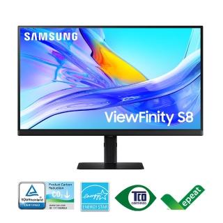 【SAMSUNG 三星】S27D806UAC 27型 4K ViewFinity S8 創作者專業螢幕(IPS/Type-C/90W/sRGB 99%升降旋轉)