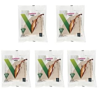 【HARIO】V60無漂白02濾紙100張*5(新包裝上市)