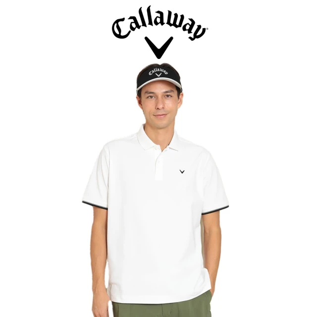 Callaway 卡拉威 SHORT SLEEVE SHIRT 男士 短袖POLO衫 白色