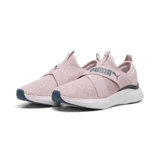【PUMA】慢跑鞋 女鞋 運動鞋 緩震 襪套 SOFTRIDE HARMONY SLIP WNS 紫 37960605
