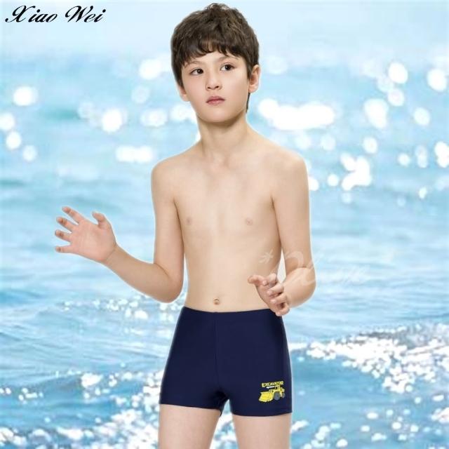 【梅林品牌】男童四角泳褲(NO.M32108)
