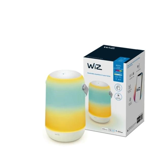 【Philips 飛利浦】WiZ 智慧照明 LED全彩便攜桌燈(PW017)