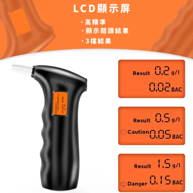 【安全駕駛】吹氣酒精測試儀(吹氣式酒測器 酒測計 偵測器 酒精濃度 檢測器 檢測儀 酒測機 測試器)