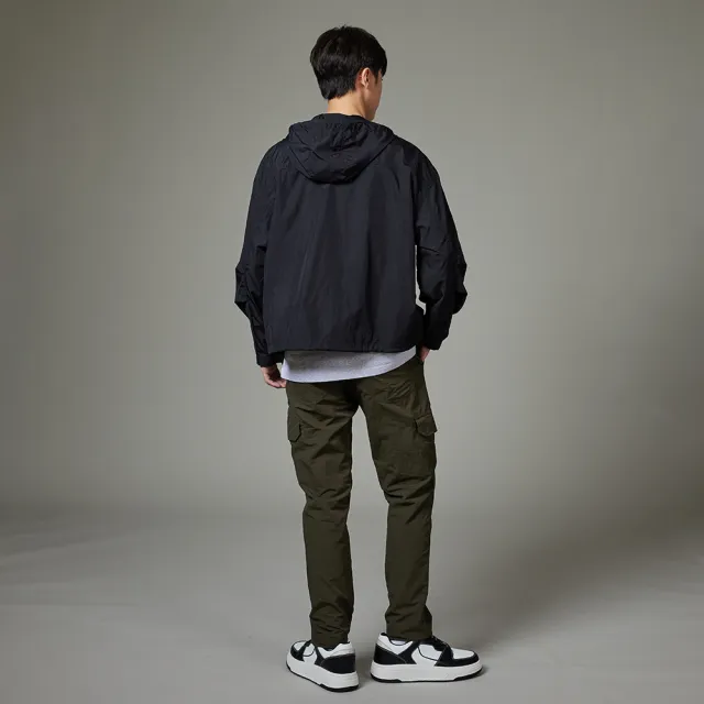 【Lee】男裝 休閒外套 連帽拉鍊 薄風衣 共2色 / 季節性版型(LB413012978 / LB413012K11)