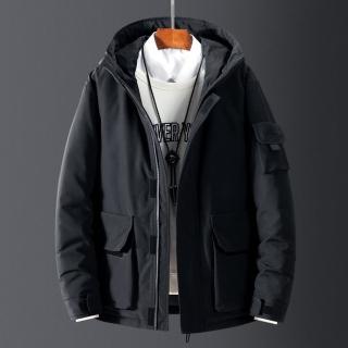 【米蘭精品】零碼出清 不退換 真羽絨90%鴨絨羽絨外套羽絨衣夾克(防風保暖輕盈冬季男外套6色74ib78)