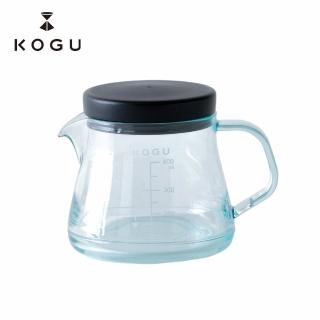 【KOGU 珈琲考具】抗摔 耐熱 手沖濾杯 咖啡下壺 13.5oz/400ml(日本原廠授權公司貨)