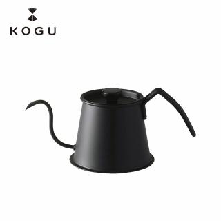 【KOGU 珈琲考具】專業 咖啡職人 2杯份 點滴式 細口手沖壺 170z/500ml - 職人黑(日本原廠授權公司貨)