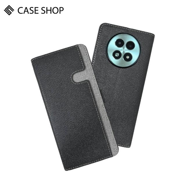 【CASE SHOP】realme 13 5G前收納側掀皮套-黑(內襯卡片夾層 翻蓋站立)