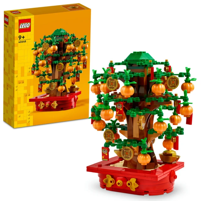 LEGO 樂高 Iconic系列 40648 金錢樹(新年賀禮 居家擺設 花藝植栽 禮物)