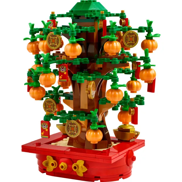 【LEGO 樂高】Iconic 40648 金錢樹(新年賀禮 居家擺設 花藝植栽 禮物)