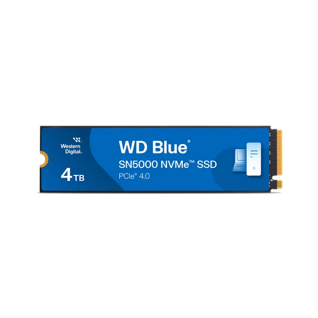 【WD 威騰】WD BLUE 藍標 SN5000 NVMe SSD 4T硬碟(WDS400T4B0E)