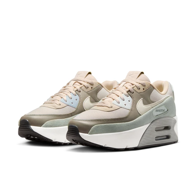 NIKE 耐吉 休閒鞋 女鞋 運動鞋 氣墊 厚底 AIR MAX 90 LV8 灰粉 FD4328-108