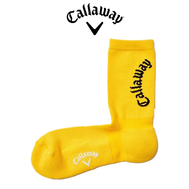 Callaway 卡拉威 男士 L型抗菌除臭襪 黃色(C23193107_1060_FR)