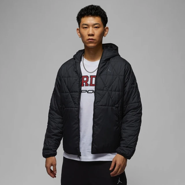 NIKE 耐吉 AS M J TF SPRT STMT MDWT JKT 男 外套 運動連帽外套 保暖 防潑水 黑(FZ3163010)