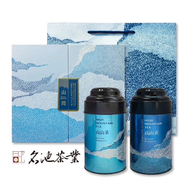 名池茶業 山間沐韻 高山 高山金萱 烏龍茶葉禮盒150gx2(共0.5斤)