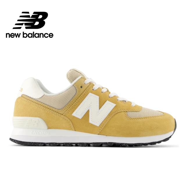 NEW BALANCE NB 574復古鞋/運動鞋_中性_薑黃色_U574PBE-D