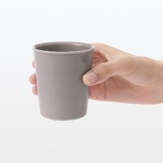 【MUJI 無印良品】白磁漱口杯 約直徑6.8x高8cm 約160ml(共2色)