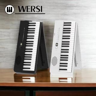 【WERSI】WS88PRO專業版摺疊無線藍芽智慧教學88鍵電鋼琴(摺疊 法國音源 力度 重錘 數位鋼琴 教學 贈送教材)