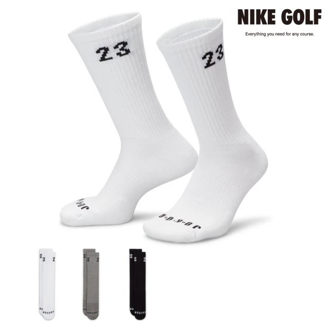 NIKE GOLF 男女同款 Jordan Essentials 中筒襪3雙(多色)