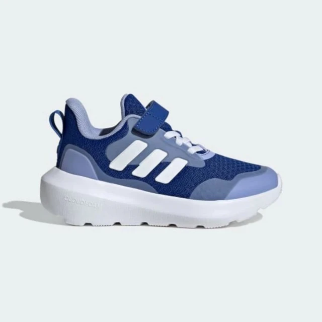 adidas 愛迪達 FortaRun 3.0 EL C 兒童 中童 魔鬼氈 運動鞋 藍白(IF4098)