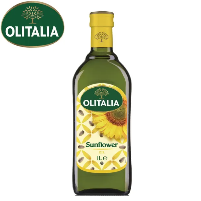 【Olitalia 奧利塔】葵花油禮盒組(1000mlx6瓶)