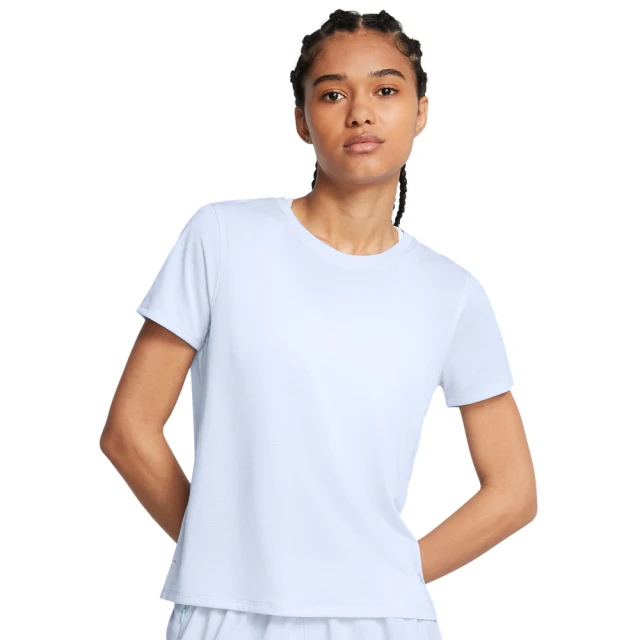 UNDER ARMOUR UA 女 Launch 短袖T-Shirt_1382434-464(白色)