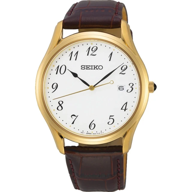 SEIKO 精工 CS系列 日式簡約時尚腕錶/39mm(6N42-00K0K/SUR306P1)