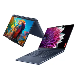 【Lenovo】14吋Ultra 7翻轉觸控AI筆電(Yoga 9 2-in-1/83AC001MTW/Ultra 7-155H/32G/1TB SSD/W11P/OLED)