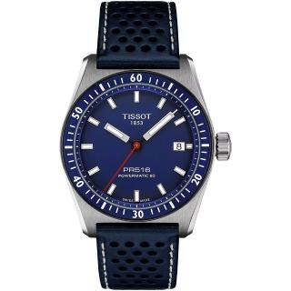 【TISSOT 天梭 官方授權】PR516系列 80小時動力儲存機械錶-38mm 情人節 禮物(T1494071604100)