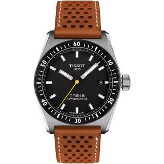 【TISSOT 天梭 官方授權】PR516系列 80小時動力儲存機械錶-38mm 情人節 禮物(T1494071605100)