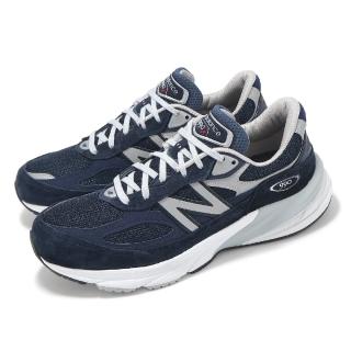 【NEW BALANCE】休閒鞋 990 V6 男鞋 海軍藍 白 美製 麂皮 緩衝 經典 NB(M990NV6-D)