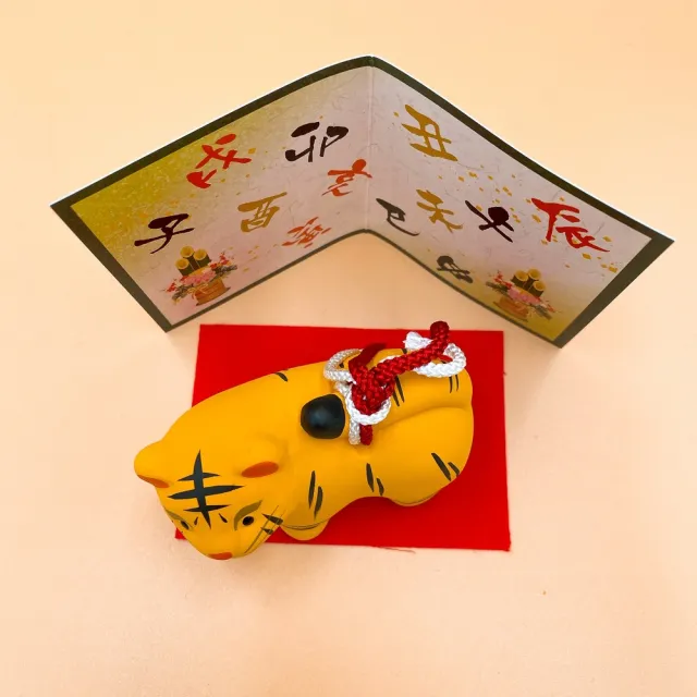 【江戶御緣物語】招福干支 開運干支 生肖虎 緣起物 可愛小福虎(R-102)