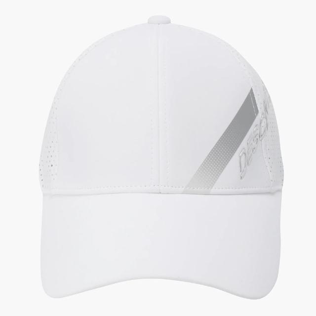 【DESCENTE】MENS HALF-PUNCHED CAP 男士 高爾夫球帽(白色)