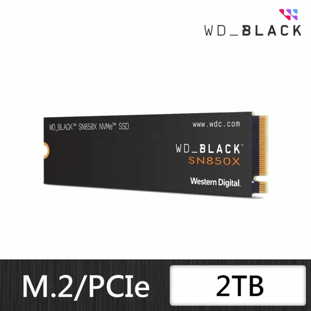 【WD 威騰】WD_BLACK SN850X 2TB Gen4 M.2 PCIe SSD固態硬碟 5年保 魔物獵人 最高讀取7300MB/s