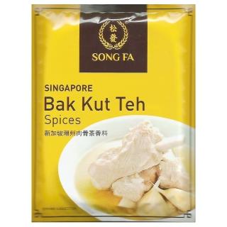 【新加坡SONG FA松發】肉骨茶香料包-4包(八次米其林必比登推介美食)