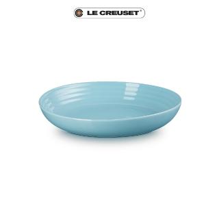 【Le Creuset】瓷器義麵盤 22cm(亮藍)