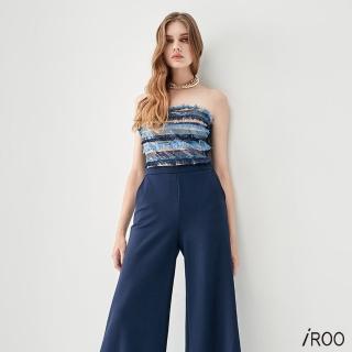 【iROO】限量帥氣禮服式連身褲