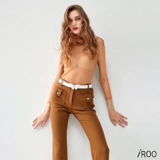 【iROO】活動荷葉領片上衣