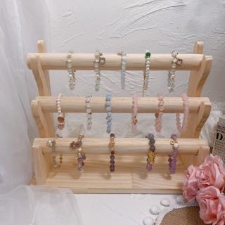 【無名精選】分離式手鍊架-五層原色(飾品展示架 桌上收納 手環展示架)
