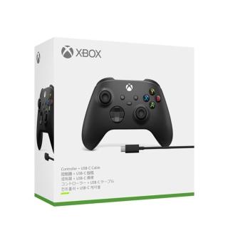 【Microsoft 微軟】XBOX 原廠無線控制器+USB-C 纜線(磨砂黑 臺灣公司貨)