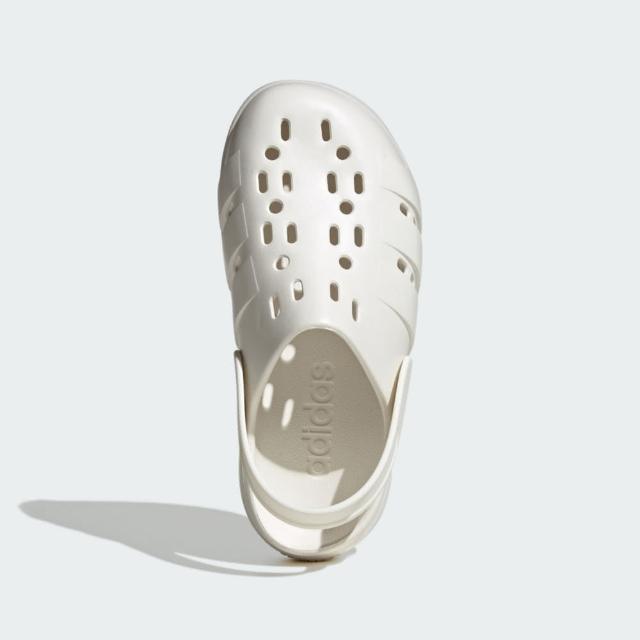 【adidas 愛迪達】Adilette Clog Platform 女 涼拖鞋 休閒 厚底 奶白(JP9576)