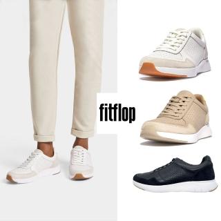 【FitFlop】ANATOMIFLEX MENS LEATHER-MIX SNEAKERS 運動風繫帶休閒鞋-男(三色)
