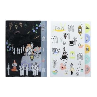 【sun-star】Moomin 嚕嚕米 A4 五層索引資料夾 溜溜們