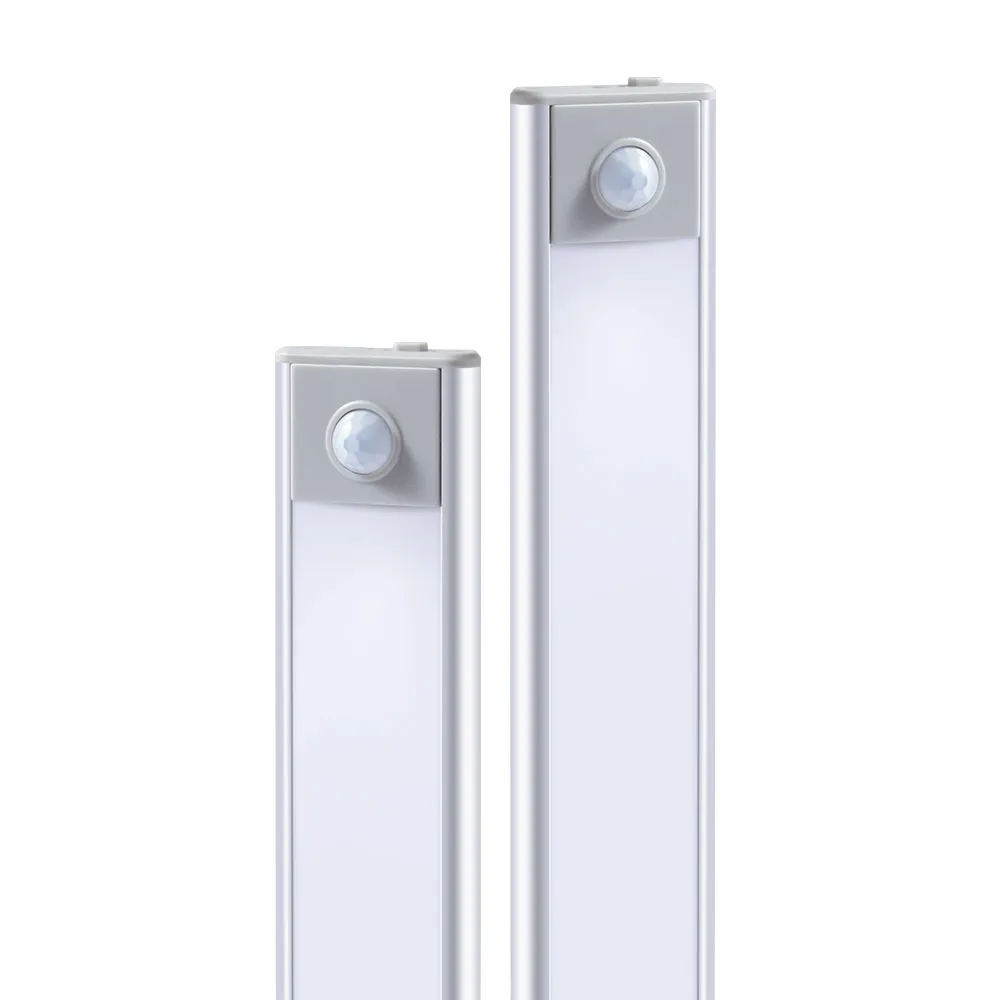 輕薄升級款 LED感應燈 充電 磁吸 USB 照明燈(太空銀 / 40cm)