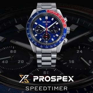 【SEIKO 精工】PROSPEX SPEEDTIMER 大熊貓 三眼太陽能計時錶/41.4mm(SSC913P1/V192-0AH0B)