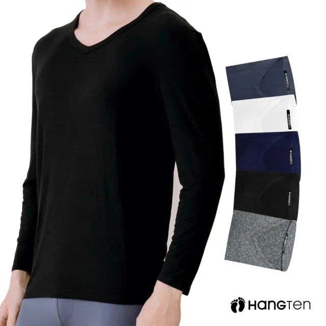 【Hang Ten】4件組男女極暖魔毛蓄熱衣.保暖衣超值(圓領/半高領/v領可選)
