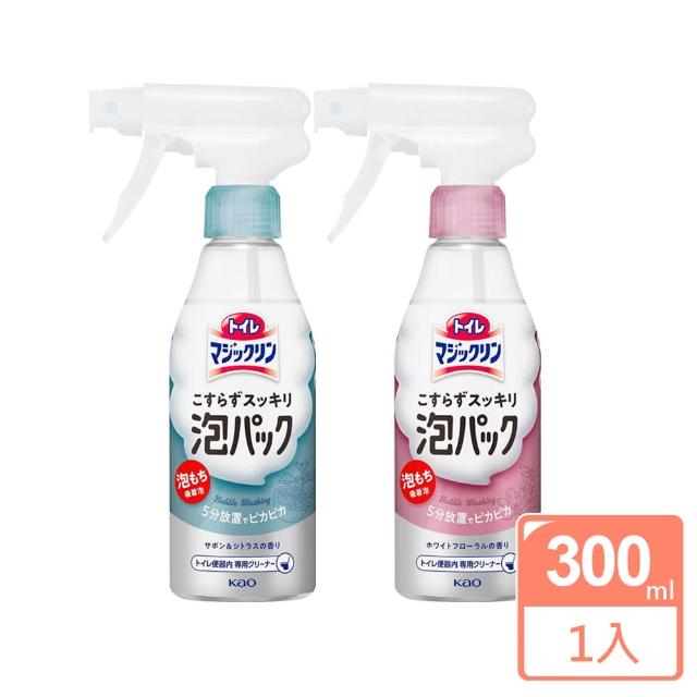 【Kao 花王】Magiclean馬桶泡沫清潔劑300ml(皂香柑橘/白花任選)