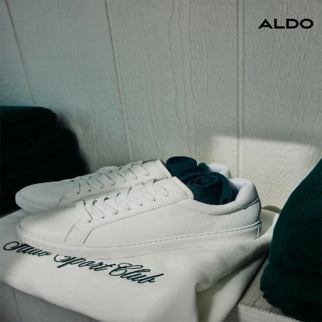 ALDO CLUBMEMBER-舒適簡約綁帶休閒鞋-男鞋(白色)